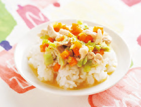 春キャベツと豚肉のみそ炒め丼