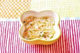 オクラ納豆のトマトそうめん