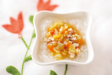 春キャベツと豚肉のあんかけ丼 カミカミ期の離乳食レシピ ハッピー ノート Com