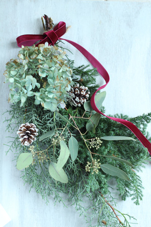 ✴︎ラビさま確認用✴︎クリスマススワッグ　クリスマスリース　フラワーリース ✴︎ラビさま確認用✴︎クリスマススワッグ クリスマスリース