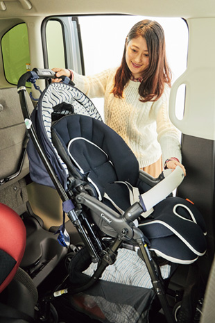 ベビーカーを畳まなくていいなんてうれしい！