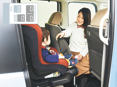 お⼦さまのお世話もラクラク!