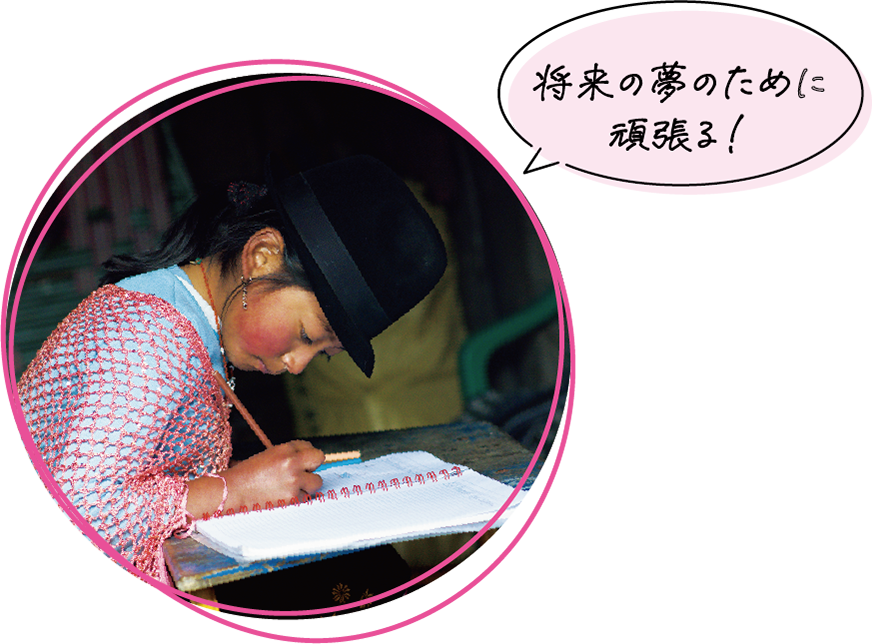 将来の夢のために頑張る！