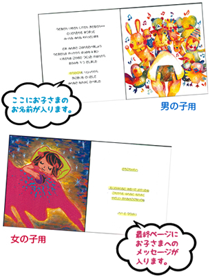 セミオーダーのオリジナル絵本